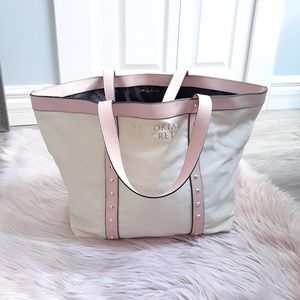Victoria's Secret White Studded Tote
